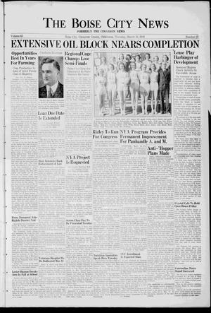 The Boise City News (Boise City, Okla.), Vol. 42, No. 37, Ed. 1 Thursday, March 21, 1940