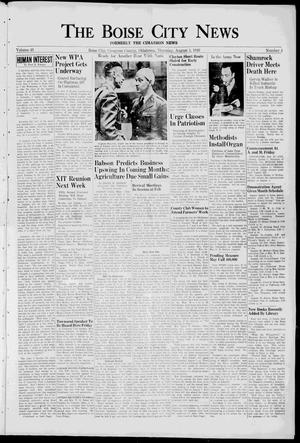 The Boise City News (Boise City, Okla.), Vol. 43, No. 4, Ed. 1 Thursday, August 1, 1940
