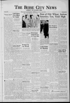 The Boise City News (Boise City, Okla.), Vol. 43, No. 52, Ed. 1 Thursday, July 3, 1941