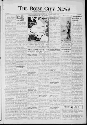 The Boise City News (Boise City, Okla.), Vol. 44, No. 4, Ed. 1 Thursday, July 31, 1941