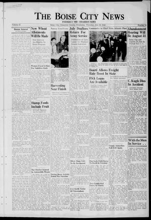 The Boise City News (Boise City, Okla.), Vol. 45, No. 4, Ed. 1 Thursday, July 30, 1942