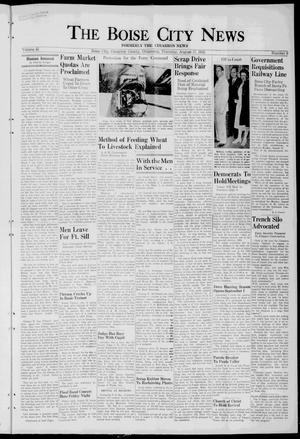 The Boise City News (Boise City, Okla.), Vol. 45, No. 8, Ed. 1 Thursday, August 27, 1942