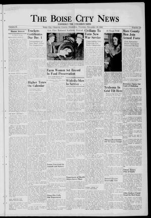 Primary view of object titled 'The Boise City News (Boise City, Okla.), Vol. 45, No. 20, Ed. 1 Thursday, November 19, 1942'.