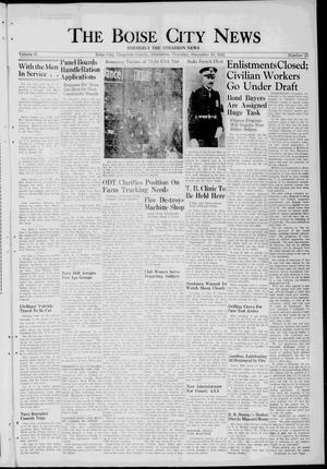 The Boise City News (Boise City, Okla.), Vol. 45, No. 23, Ed. 1 Thursday, December 10, 1942