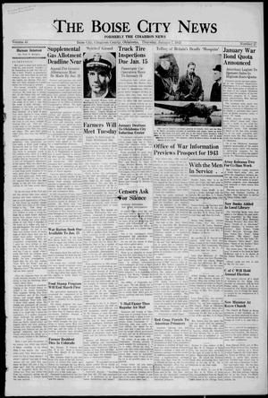 The Boise City News (Boise City, Okla.), Vol. 45, No. 27, Ed. 1 Thursday, January 7, 1943