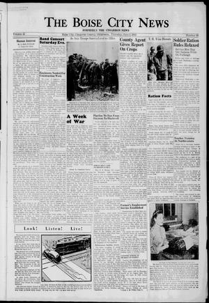 The Boise City News (Boise City, Okla.), Vol. 45, No. 48, Ed. 1 Thursday, June 3, 1943