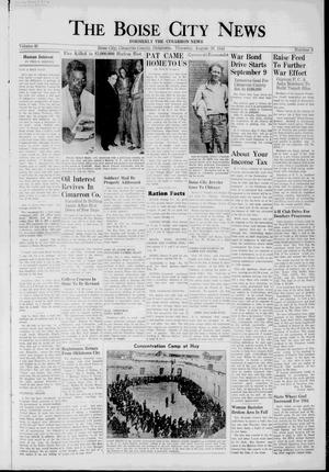 The Boise City News (Boise City, Okla.), Vol. 46, No. 8, Ed. 1 Thursday, August 26, 1943