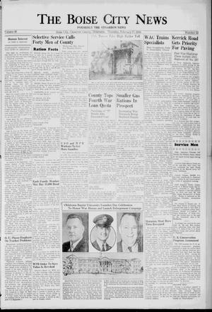 The Boise City News (Boise City, Okla.), Vol. 46, No. 33, Ed. 1 Thursday, February 17, 1944