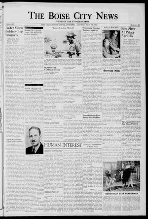 The Boise City News (Boise City, Okla.), Vol. 46, No. 41, Ed. 1 Thursday, April 13, 1944