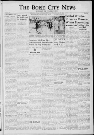 The Boise City News (Boise City, Okla.), Vol. 47, No. 4, Ed. 1 Thursday, July 27, 1944
