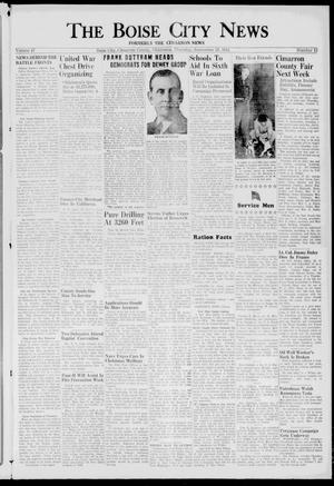 The Boise City News (Boise City, Okla.), Vol. 47, No. 13, Ed. 1 Thursday, September 28, 1944
