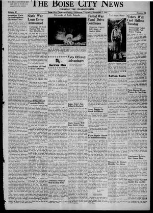 The Boise City News (Boise City, Okla.), Vol. 47, No. 18, Ed. 1 Thursday, November 2, 1944