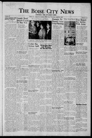 The Boise City News (Boise City, Okla.), Vol. 47, No. 43, Ed. 1 Thursday, April 26, 1945