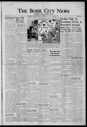 The Boise City News (Boise City, Okla.), Vol. 47, No. 44, Ed. 1 Thursday, May 3, 1945
