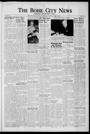 The Boise City News (Boise City, Okla.), Vol. 48, No. 3, Ed. 1 Thursday, July 19, 1945