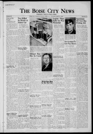 The Boise City News (Boise City, Okla.), Vol. 48, No. 41, Ed. 1 Thursday, April 11, 1946