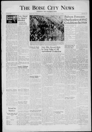 The Boise City News (Boise City, Okla.), Vol. 50, No. 27, Ed. 1 Thursday, January 1, 1948