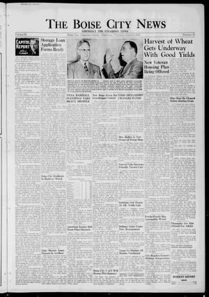 Primary view of object titled 'The Boise City News (Boise City, Okla.), Vol. 51, No. 52, Ed. 1 Thursday, June 23, 1949'.