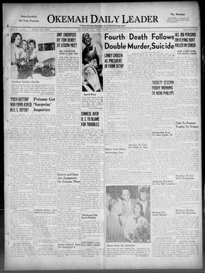 Okemah Daily Leader (Okemah, Okla.), Vol. 20, No. 199, Ed. 1 Thursday, August 28, 1947