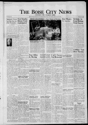 The Boise City News (Boise City, Okla.), Vol. 54, No. 39, Ed. 1 Thursday, March 20, 1952