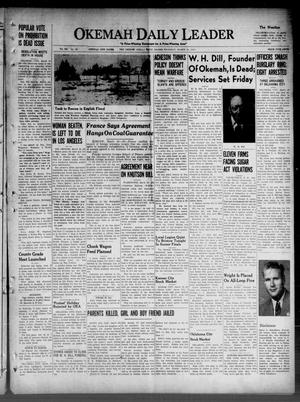Okemah Daily Leader (Okemah, Okla.), Vol. 20, No. 86, Ed. 1 Thursday, March 20, 1947