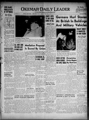Okemah Daily Leader (Okemah, Okla.), Vol. 20, No. 91, Ed. 1 Friday, March 28, 1947