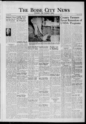 The Boise City News (Boise City, Okla.), Vol. 54, No. 13, Ed. 1 Thursday, September 20, 1951