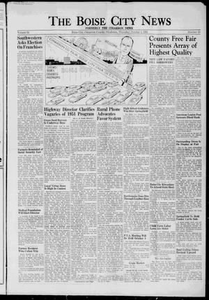 The Boise City News (Boise City, Okla.), Vol. 54, No. 15, Ed. 1 Thursday, October 4, 1951