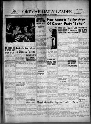 Okemah Daily Leader (Okemah, Okla.), Vol. 19, No. 251, Ed. 1 Thursday, November 7, 1946