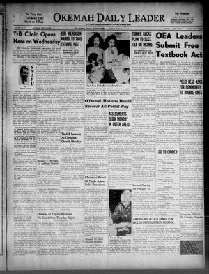 Okemah Daily Leader (Okemah, Okla.), Vol. 20, No. 43, Ed. 1 Sunday, January 19, 1947