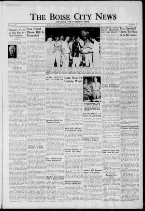 The Boise City News (Boise City, Okla.), Vol. 55, No. 7, Ed. 1 Thursday, August 7, 1952