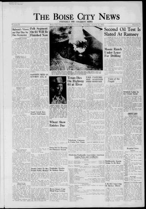 The Boise City News (Boise City, Okla.), Vol. 55, No. 8, Ed. 1 Thursday, August 14, 1952