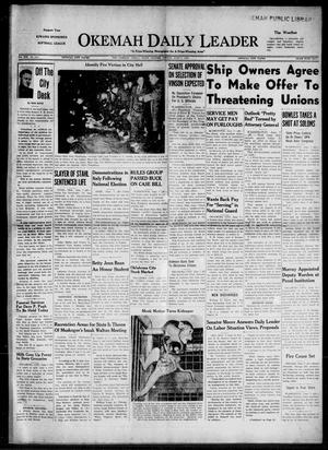 Okemah Daily Leader (Okemah, Okla.), Vol. 19, No. 143, Ed. 1 Friday, June 7, 1946