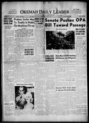 Okemah Daily Leader (Okemah, Okla.), Vol. 19, No. 167, Ed. 1 Friday, July 12, 1946