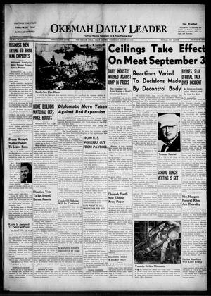 Okemah Daily Leader (Okemah, Okla.), Vol. 19, No. 195, Ed. 1 Wednesday, August 21, 1946