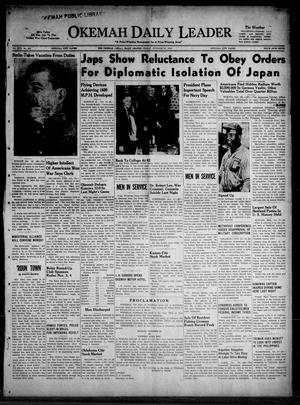 Okemah Daily Leader (Okemah, Okla.), Vol. 17, No. 237, Ed. 1 Friday, October 26, 1945