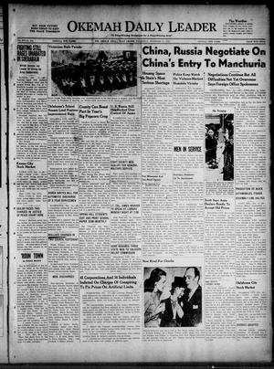 Okemah Daily Leader (Okemah, Okla.), Vol. 17, No. 250, Ed. 1 Wednesday, November 14, 1945