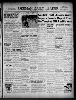 Okemah Daily Leader (Okemah, Okla.), Vol. 19, No. 5, Ed. 1 Tuesday, November 27, 1945
