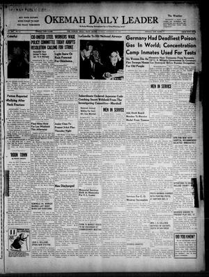 Okemah Daily Leader (Okemah, Okla.), Vol. 19, No. 15, Ed. 1 Tuesday, December 11, 1945
