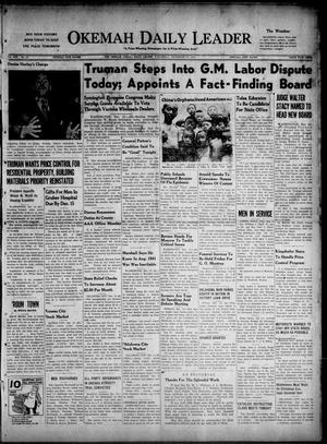 Okemah Daily Leader (Okemah, Okla.), Vol. 19, No. 16, Ed. 1 Wednesday, December 12, 1945