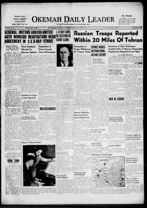 Okemah Daily Leader (Okemah, Okla.), Vol. 19, No. 81, Ed. 1 Wednesday, March 13, 1946
