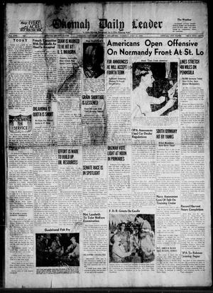 Okemah Daily Leader (Okemah, Okla.), Vol. 17, No. 164, Ed. 1 Tuesday, July 11, 1944