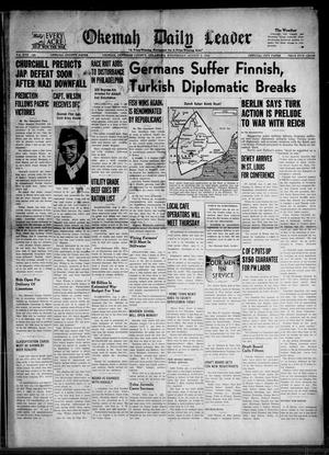 Okemah Daily Leader (Okemah, Okla.), Vol. 17, No. 180, Ed. 1 Wednesday, August 2, 1944