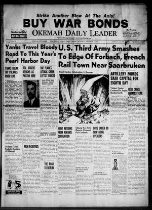 Okemah Daily Leader (Okemah, Okla.), Vol. 18, No. 13, Ed. 1 Thursday, December 7, 1944