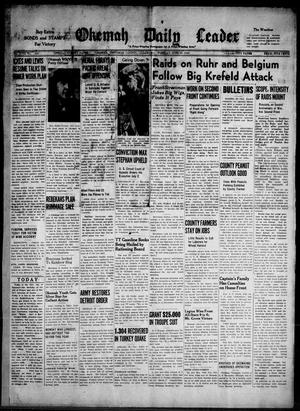 Okemah Daily Leader (Okemah, Okla.), Vol. 18, No. 152, Ed. 1 Tuesday, June 22, 1943