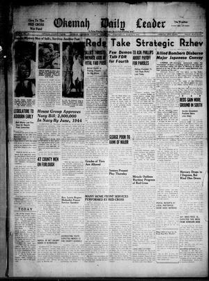 Okemah Daily Leader (Okemah, Okla.), Vol. 18, No. 74, Ed. 1 Wednesday, March 3, 1943