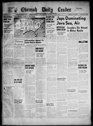 Okemah Daily Leader (Okemah, Okla.), Vol. 17, No. 89, Ed. 1 Wednesday, March 4, 1942