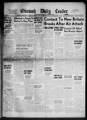 Okemah Daily Leader (Okemah, Okla.), Vol. 17, No. 54, Ed. 1 Thursday, January 22, 1942