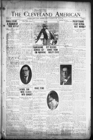The Cleveland American (Cleveland, Okla.), Vol. 20, No. 16, Ed. 1 Thursday, November 21, 1929