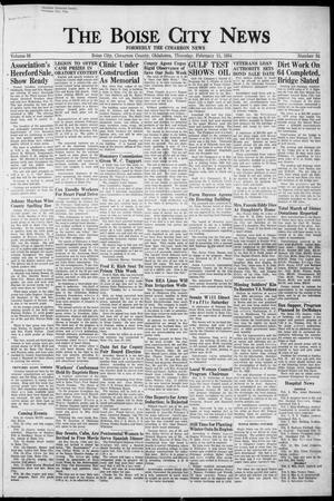 The Boise City News (Boise City, Okla.), Vol. 56, No. 34, Ed. 1 Thursday, February 11, 1954